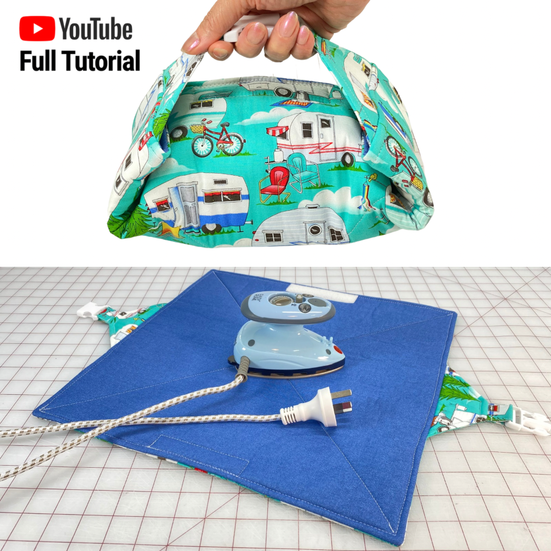 Mini Iron Caddy and Pressing Pad Sewing Pattern : Digital Download