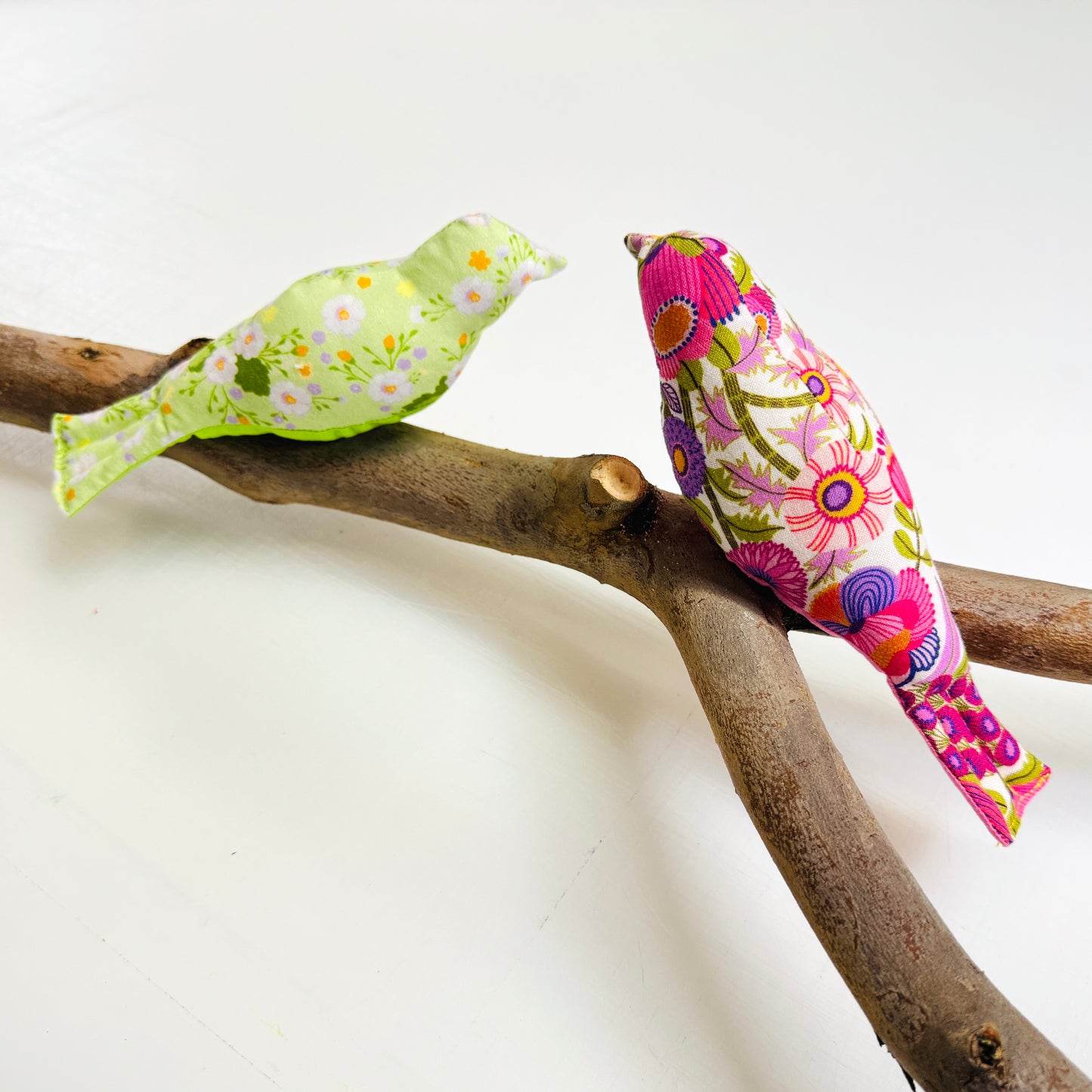 Fabric Bird Sewing PDF Pattern : Digital Download