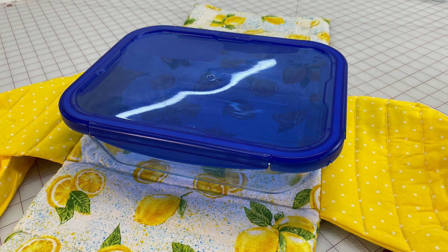 Quilted Casserole Carrier with Ties PDF Sewing Pattern : Digital Download