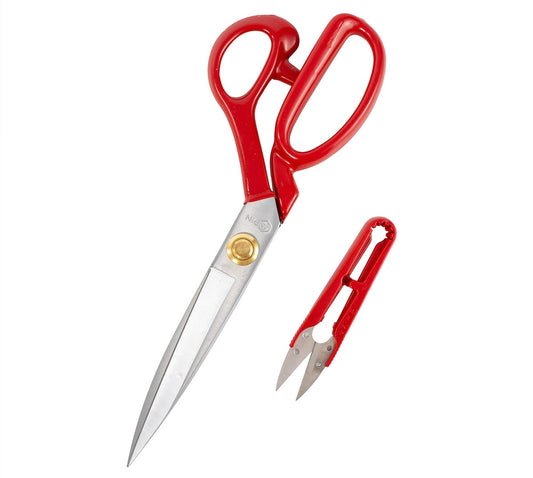 Professional Tailoring Scissors with Bonus Sharp Tip Thread Clippers (5 sizes available)