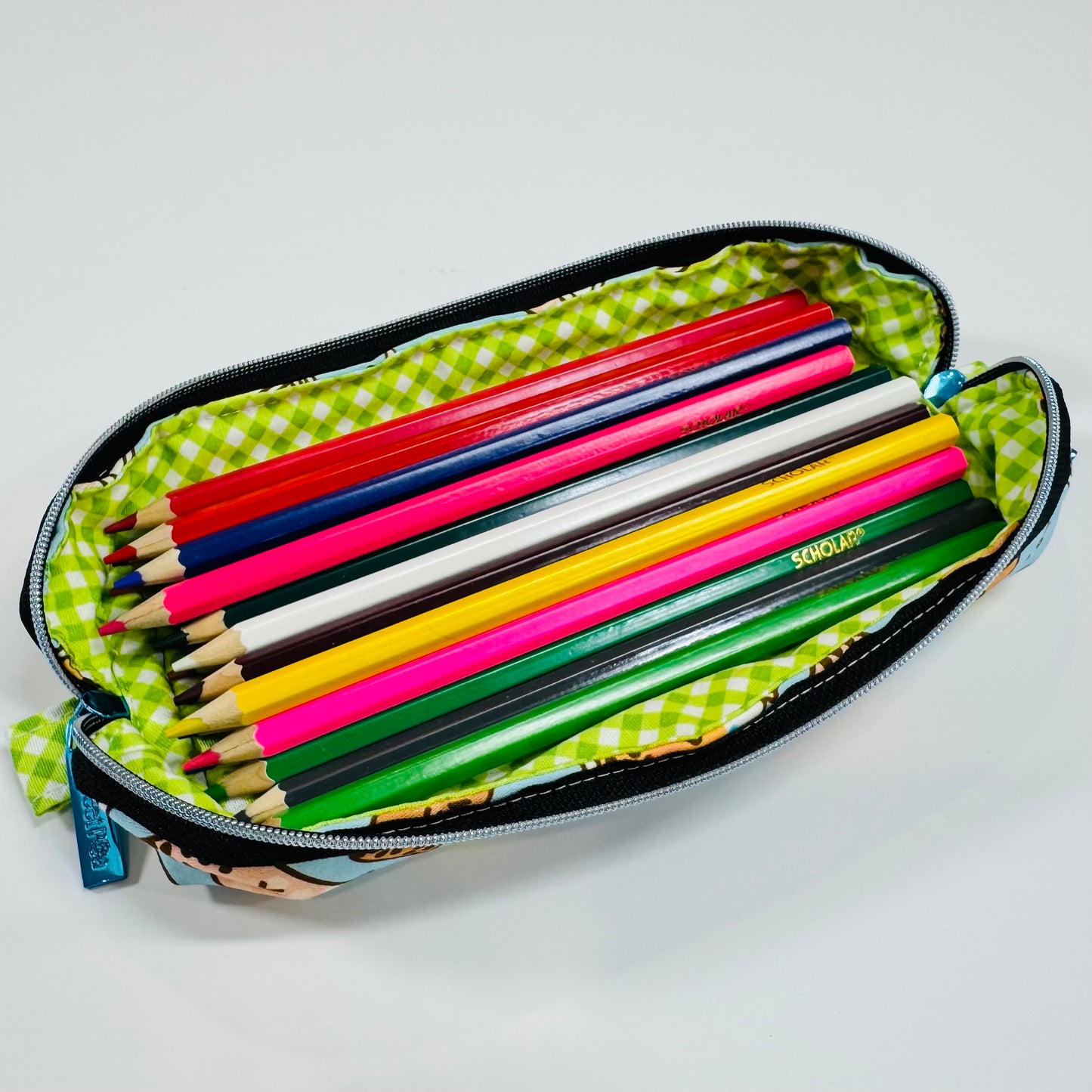 Skinny Lined Zipper Pouch / Pencil Case PDF Sewing Pattern : Digital Download(No Written Instructions)