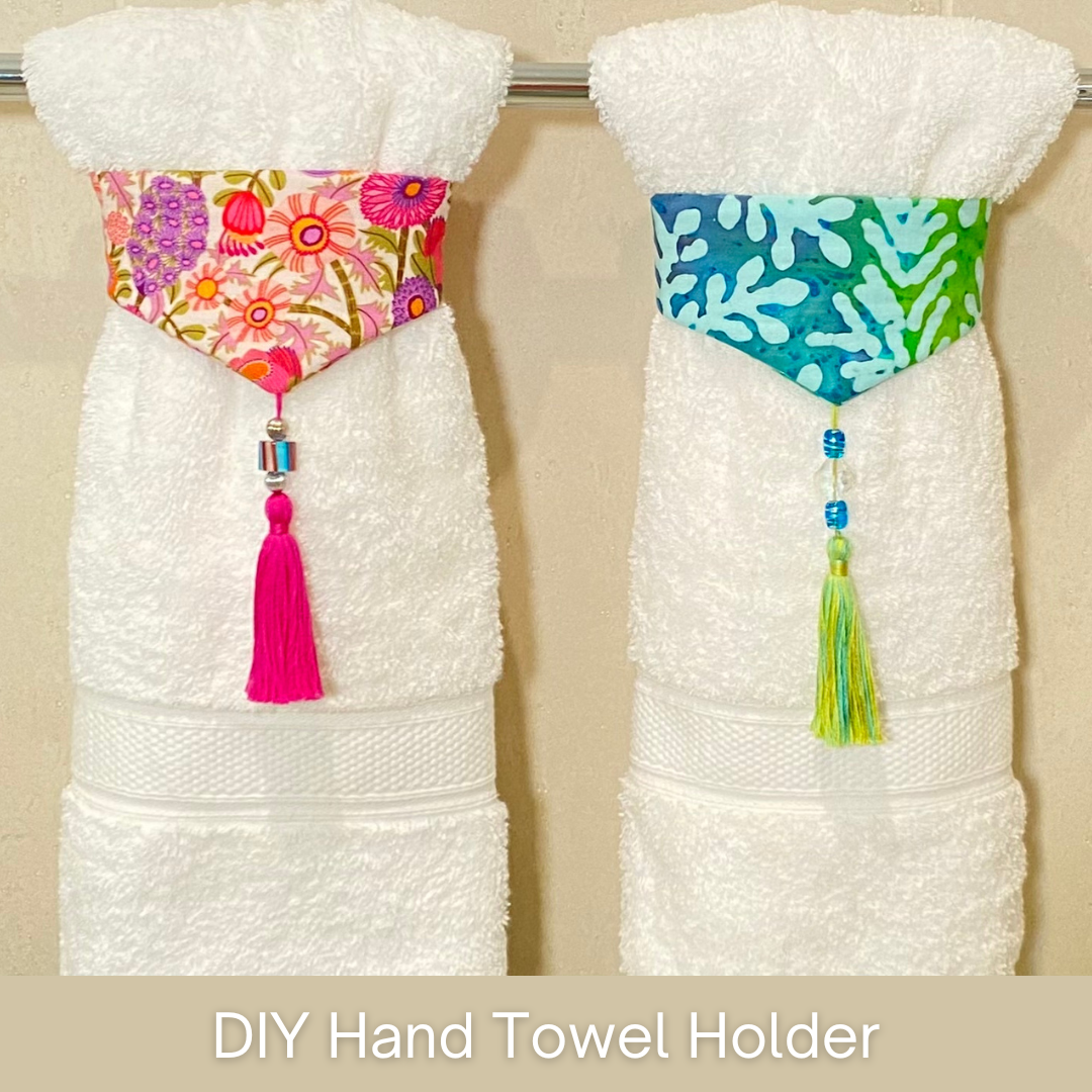 Decorative Hand Towel Holder PDF Sewing Pattern : Digital Download