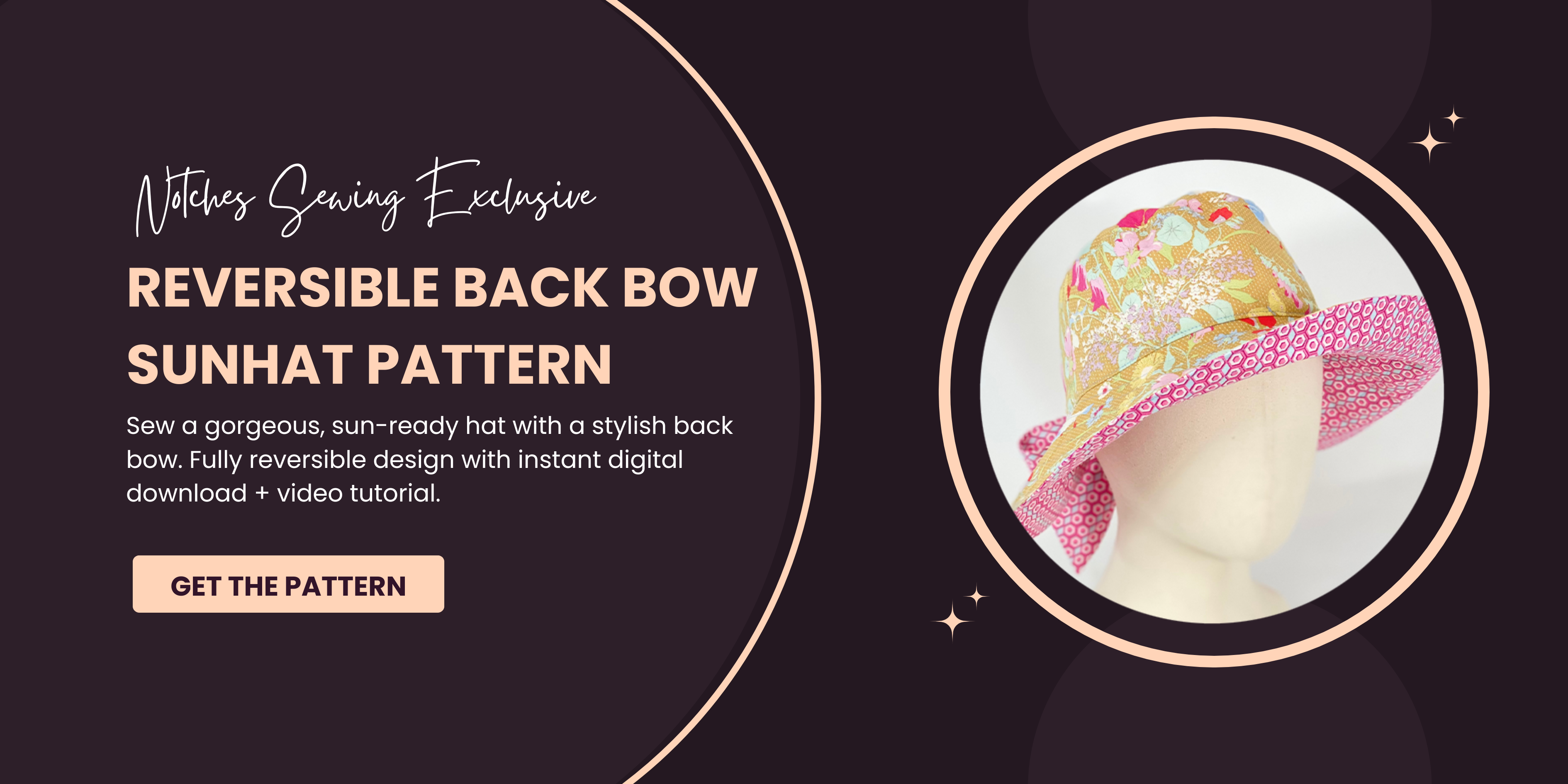 Slide 2: Back Bow Sunhat
