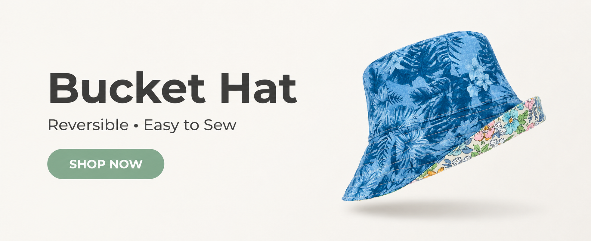 Reversible Bucket Hat Sewing Pattern