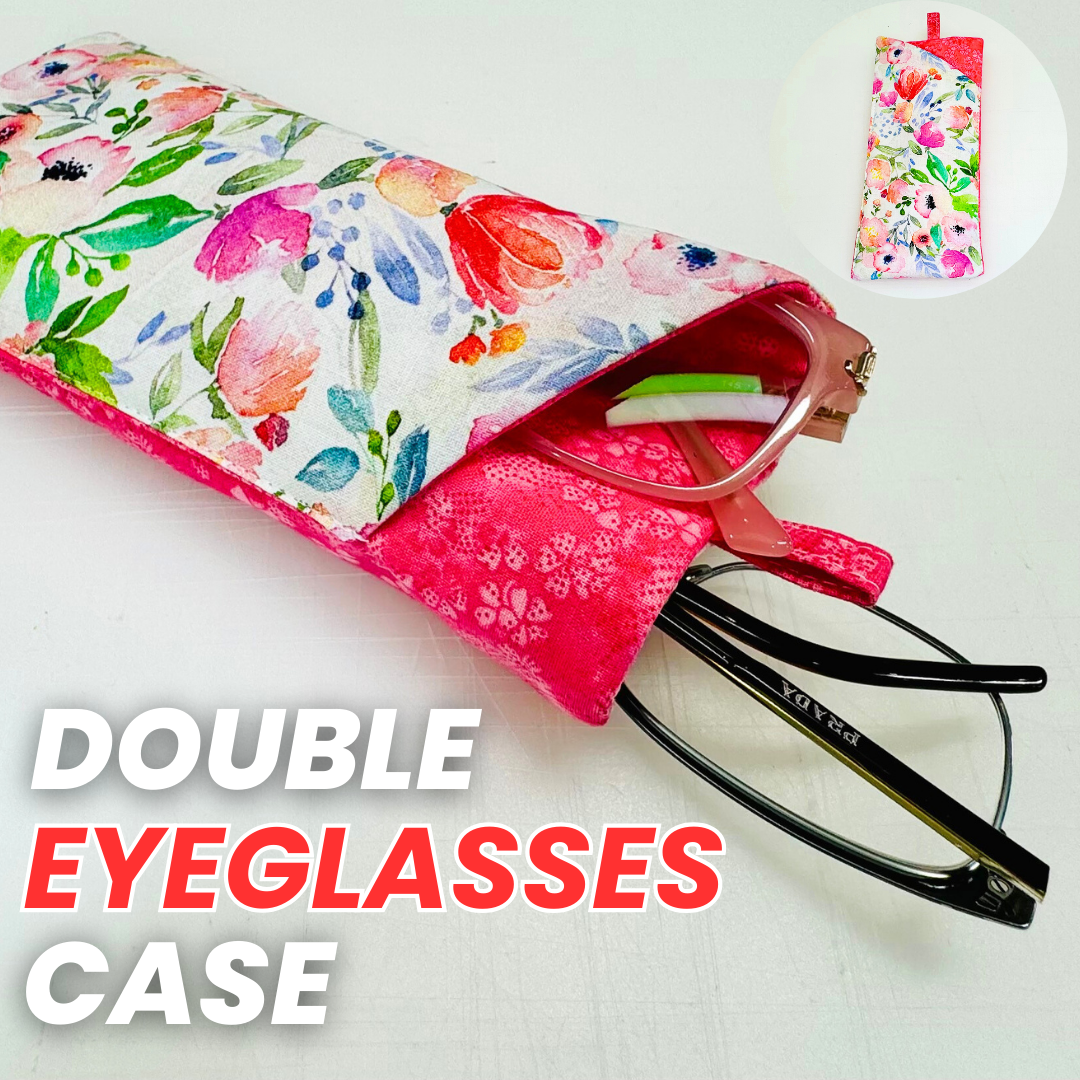 Double Eyeglasses Case PDF Download  Pattern Only - (NO WRITTEN INSTRUCTIONS)