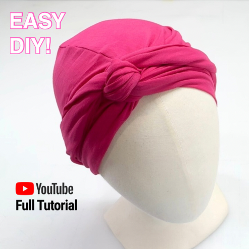 Easy Twist Turban Sewing Pattern – Notches Sewing