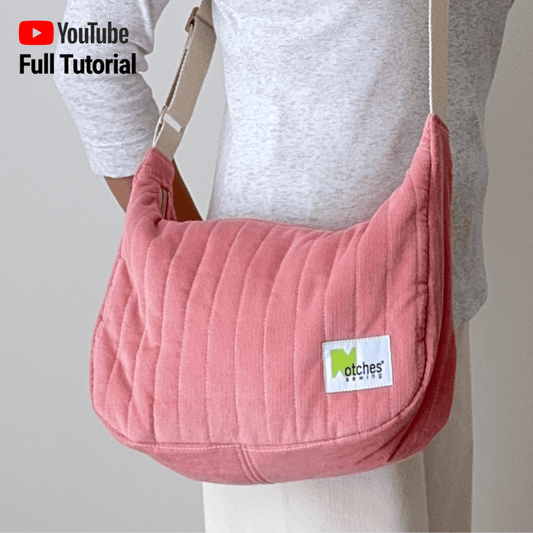 Frances Bag - Lined Quilted Tote Bag PDF Sewing Pattern | Digital Download