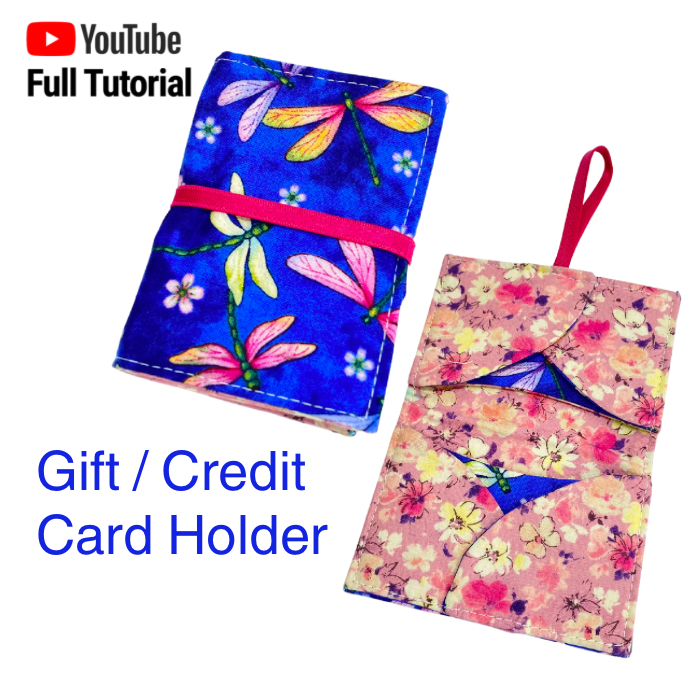 Gift Card or Credit Card Holder Sewing Pattern : Digital Download