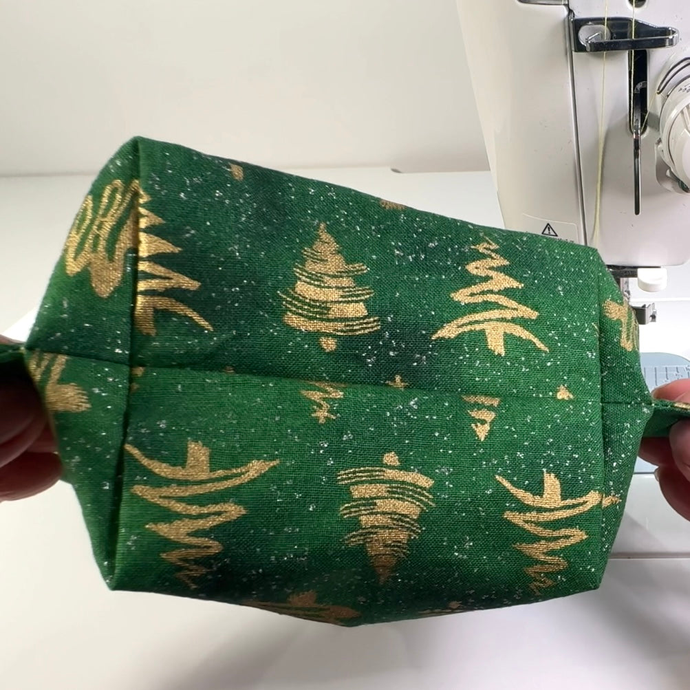 Christmas Tree Drawstring WINE and GIFT Bag PDF Sewing Pattern | Digital Download