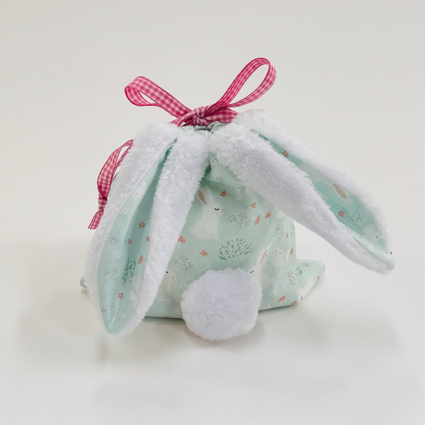 Bunny Ears and Tail Drawstring Bag - 3 Sizes PDF Sewing Pattern | Digital Download