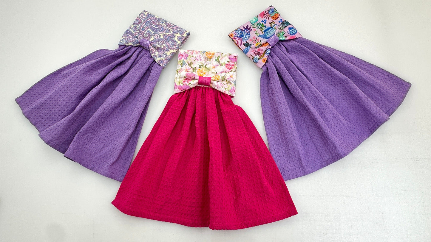 Bow Front Hanging Tea Towel - PDF Sewing Pattern | Digital Download