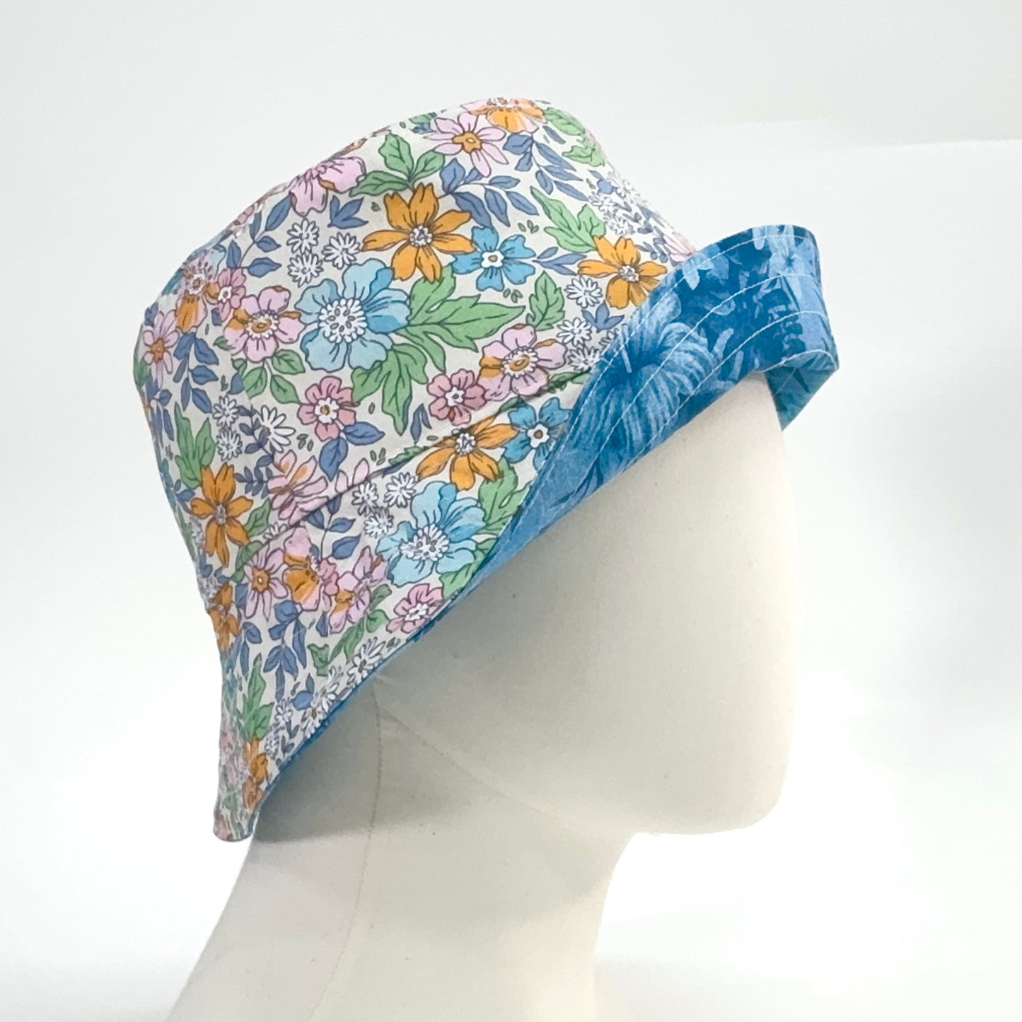 Reversible Bucket Hat Sewing Pattern PDF - 3 Sizes | Digital Download