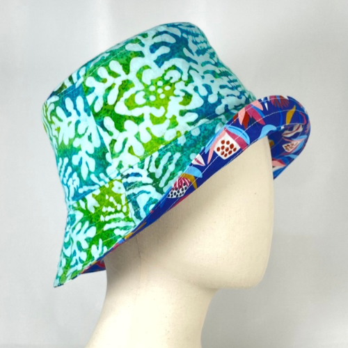 Reversible Bucket Hat Sewing Pattern : Digital Download