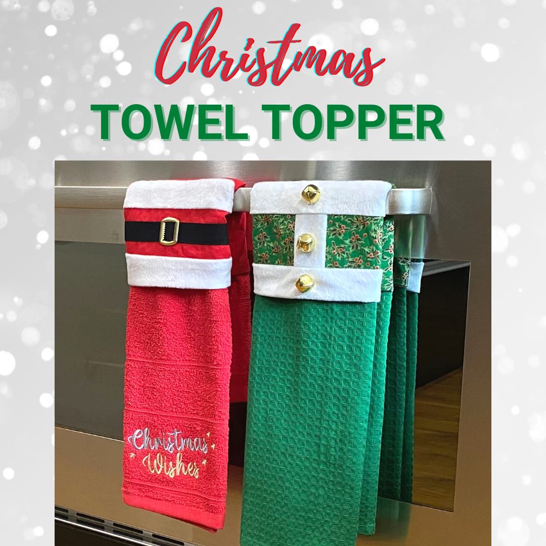 Christmas Hanging Tea Towel Topper - PDF Pattern ONLY Download