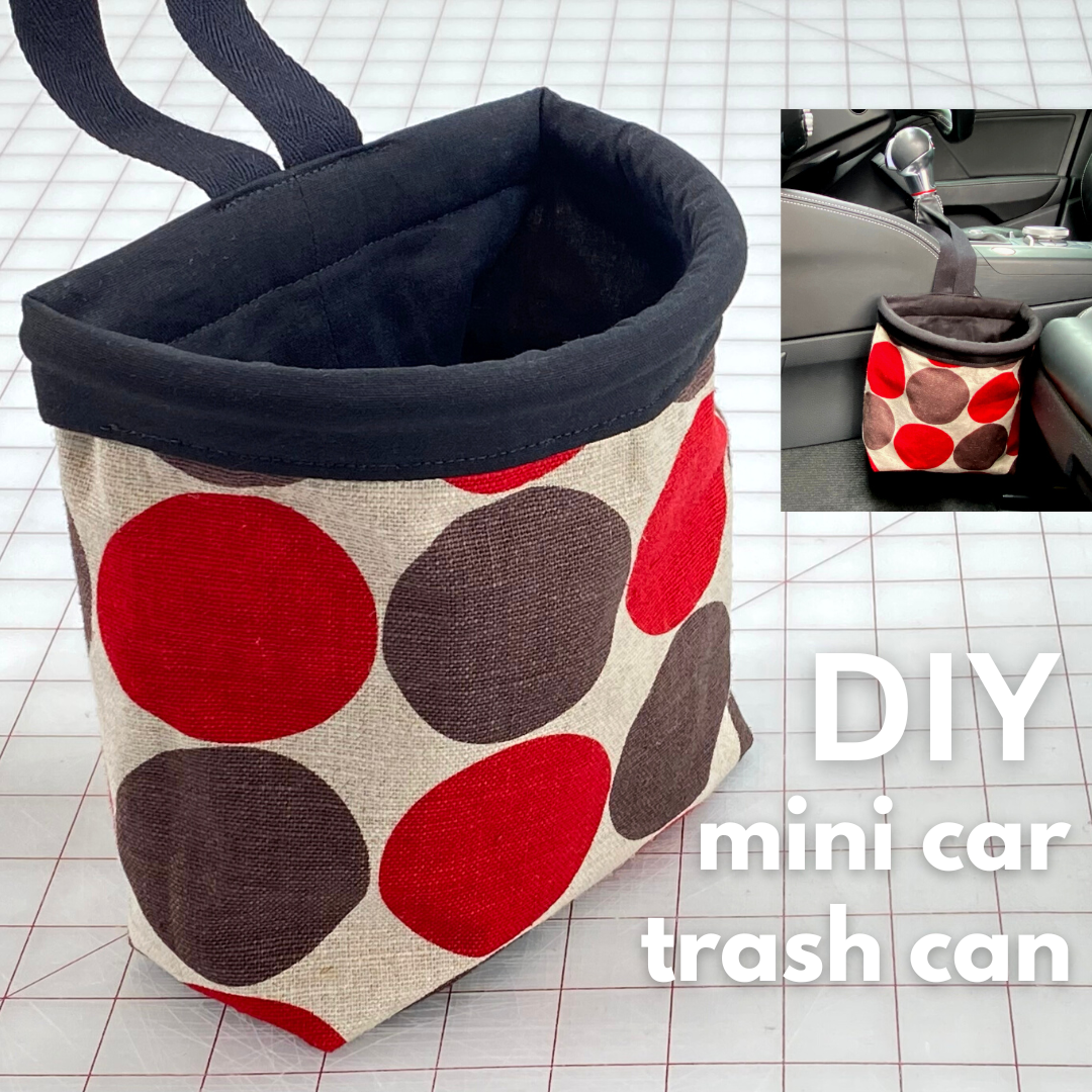 Mini Car Trash Can - Easy DIY Gift   PDF Pattern Only Download