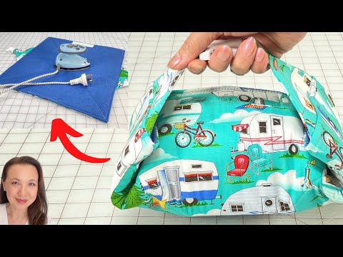 Mini Iron Caddy and Pressing Pad Sewing Pattern | Notches Sewing